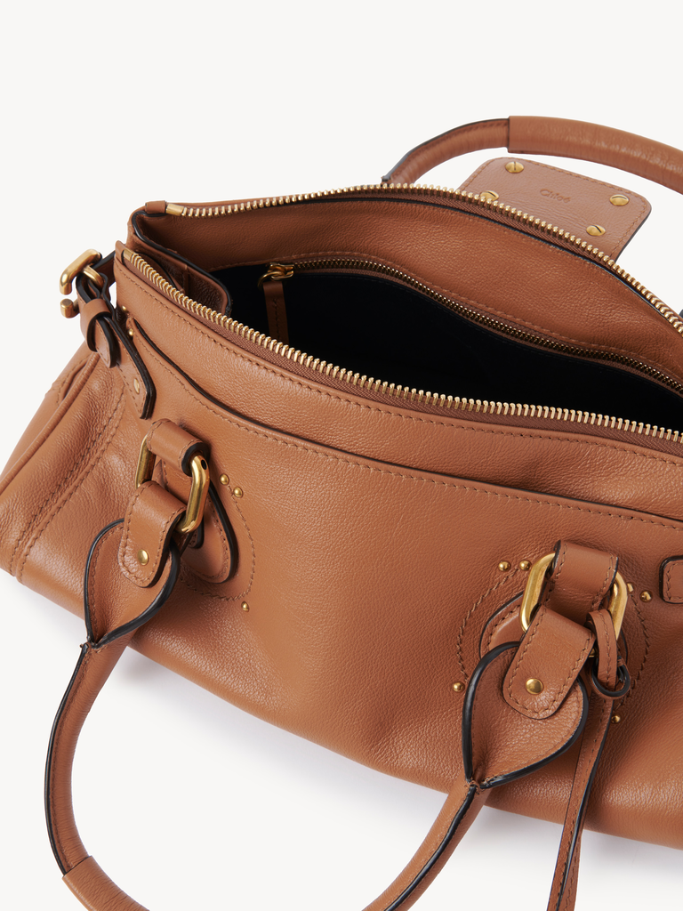 Leather Padlock Shoulder Bag