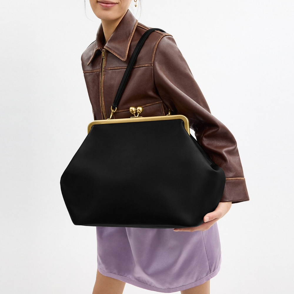 Large Kisslock Frame Bag