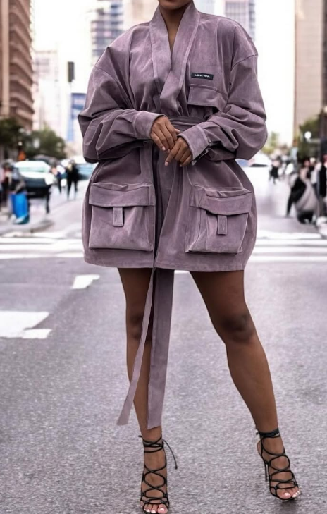 Cargo Warp Short Dress