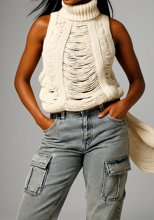Fab Sleeveless Sweater
