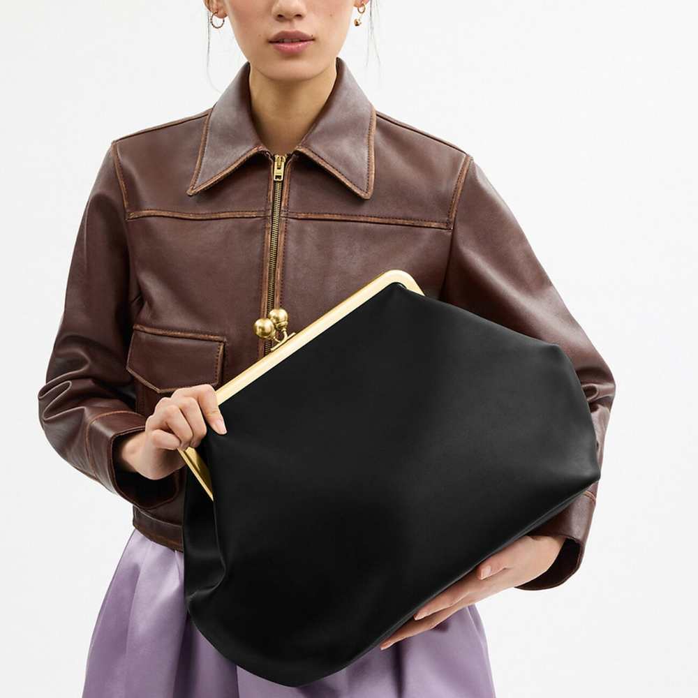 Large Kisslock Frame Bag